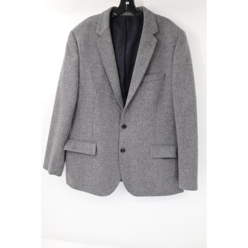 J. Crew Sport Coat Mens 46R Ludlow Yorkshire Moon Tweed Two Button Gray Wool